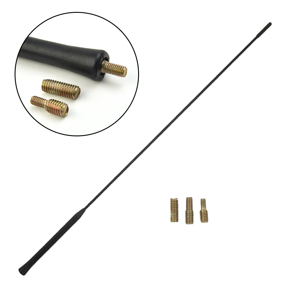 1szt 55cm Czarna antena samochodowa Maszt z tworzywa sztucznego Dachowe radio samochodowe AM lub FM do Ford Focus 2000-2007 Części zewnętrzne 21,5 cala — zdjęcie 3