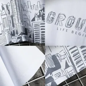 Short-sleeved T-Shirt Set for men New Summer City Print Fashion Trend Slim-Fit Plus Size Sports Two-Piece Set 12 Main Sales Male Set - №11