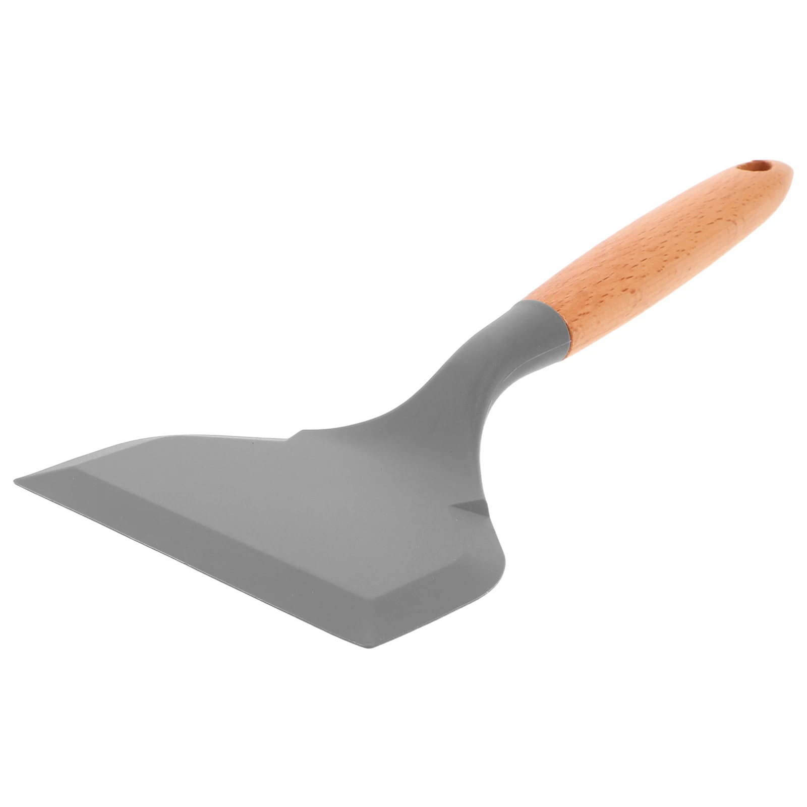 

Non-Stick Silicone Spatula Wide Edge Turner Pancake Fish Steak Wood Handle Kitchen Tool Heat Resistant Wok Spatula Set
