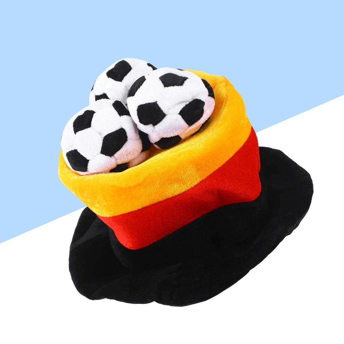 

World Football Game Fan Hat Soccer Ball Shaped Funny Party Costume Cosplay Accessory Carnival Halloween Masquerade Cheerleading