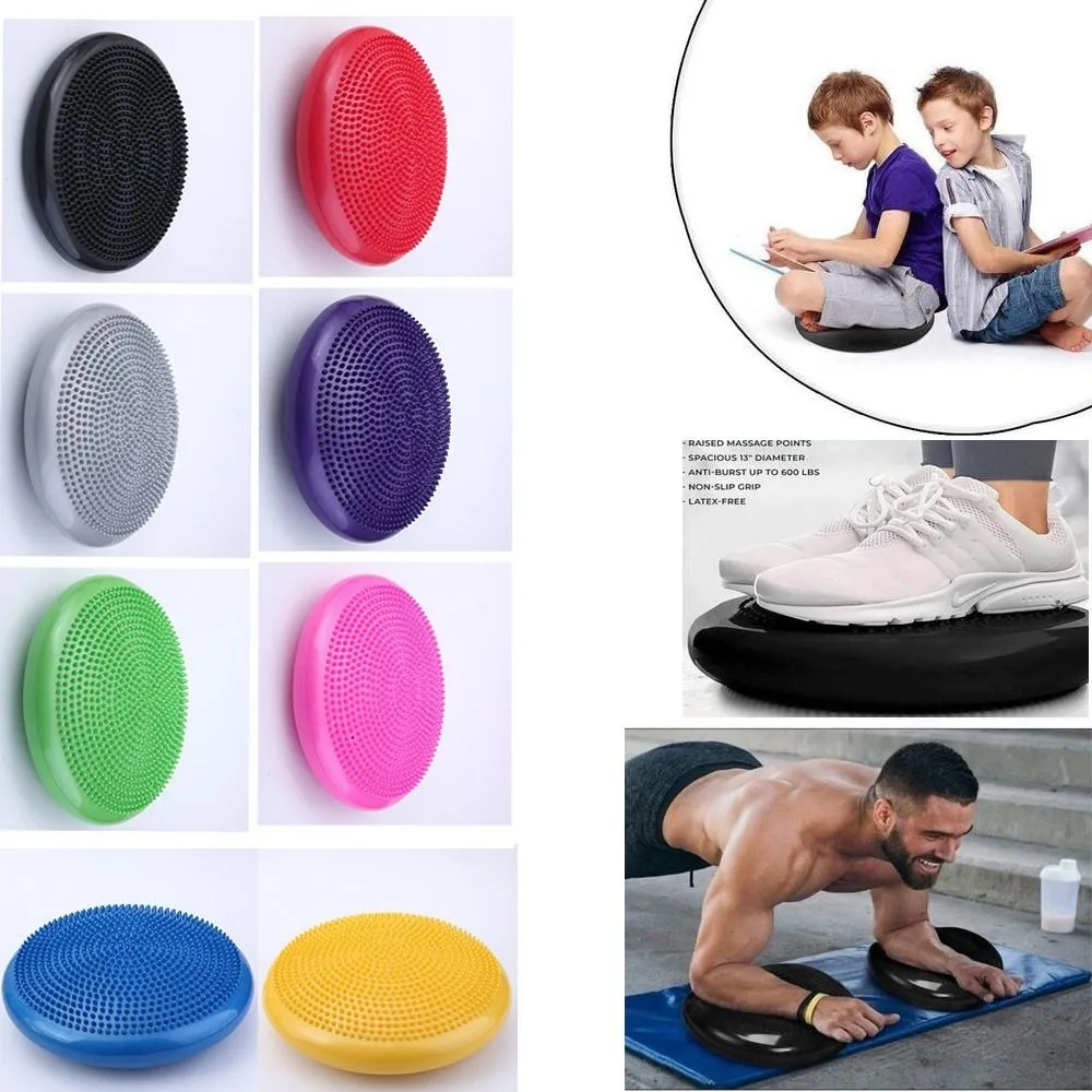 

New PVC Montessori Children Toys Round Core Strength Balance Training Toys Party Social Games Thickened Balance Stone Sensing