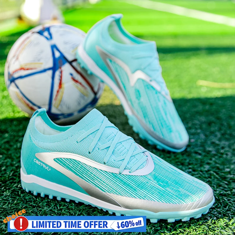 

﻿ Professional Men's Indoor Football Shoes Adult Durable Comfortable Training Shoes Professional Teenagers Non Slip Soccer Shoes