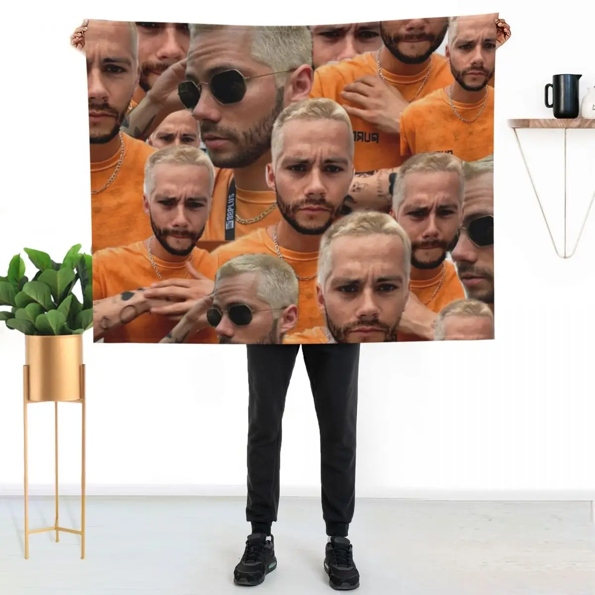 

Dylan Obrien Collage Throw Blanket Decorative Soft Throw Blanket for Couch Sofa