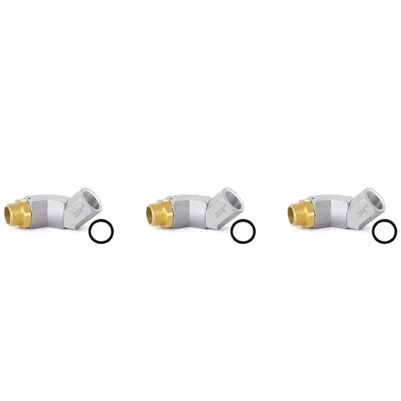 

ABJN-3X Fuel Hose Swivel 360 Rotating Connector For Fuel Nozzle Multi Plane Fuel Plane Swivel 3/4 Inch