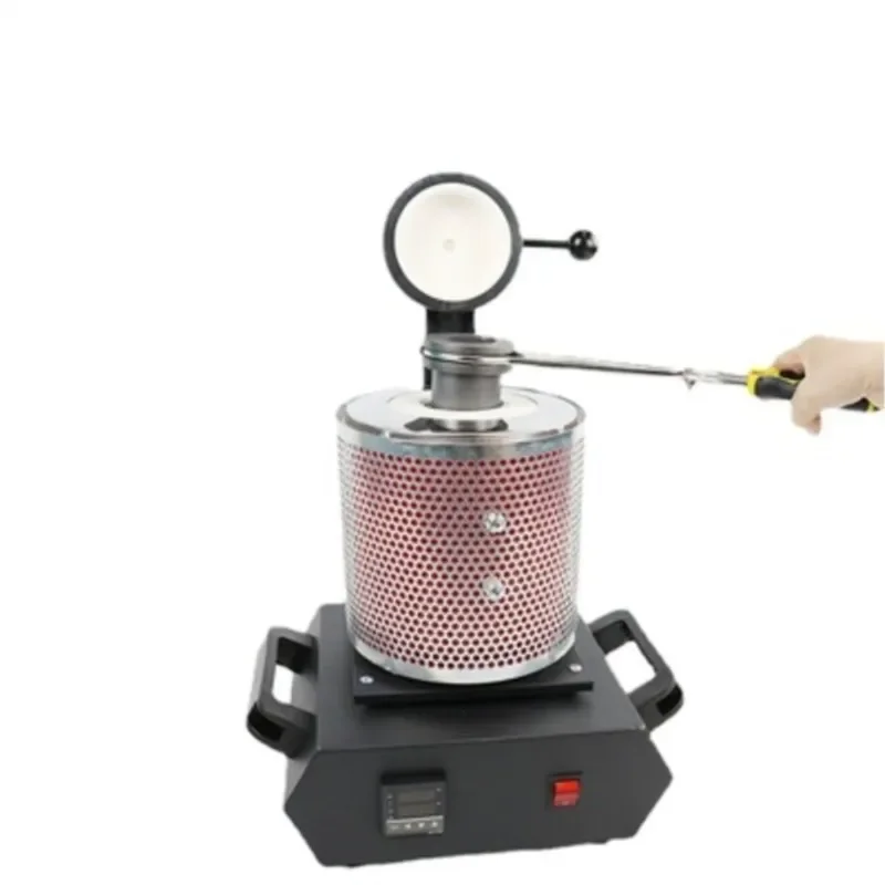 3KG Digital Gold Melting Furnace Machine Heating Capacity 2100W Casting Refining Precious Metal Silver Jewelry Casting Tool