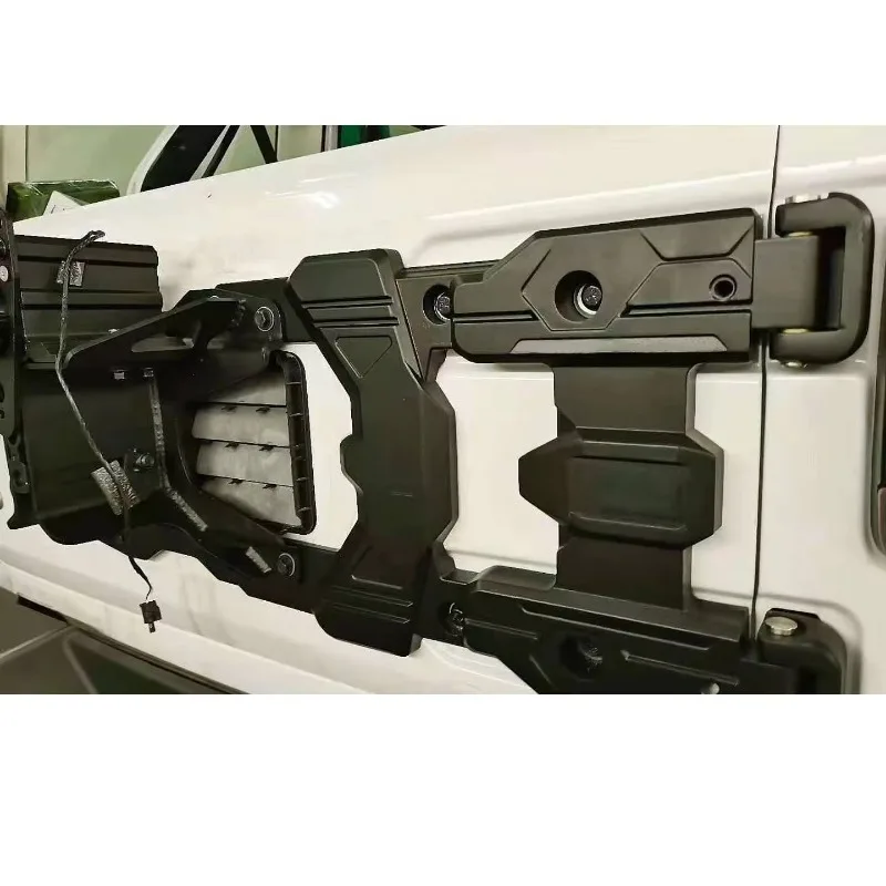 

Maiker Offroad 4x4 Car Auto Accessories Parts Tailgate Tail Door Hinge with Tire Rack for Wrangler JL