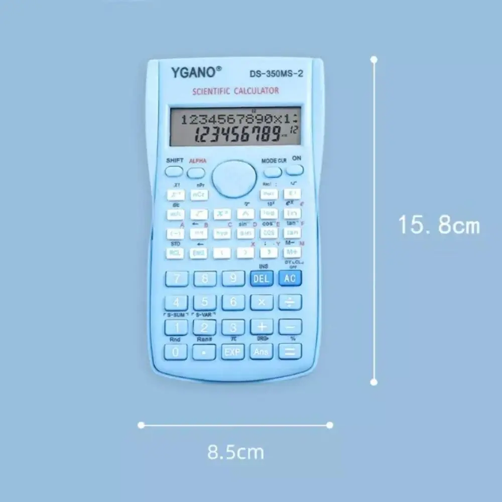 Colorful 12 Digit Scientific Calculators Multifunctional Math Function Calculator Exam Silde Student Calculator School Supplies