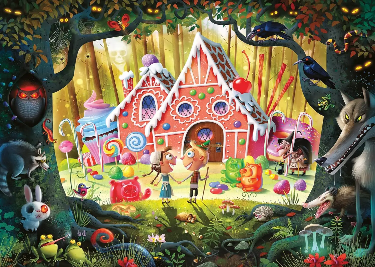 

Пазл Hansel и Gretel 300/500/1000 шт. деревянный пазл домашний декор праздничный подарок на день рождения домашние DIY развивающие игрушки