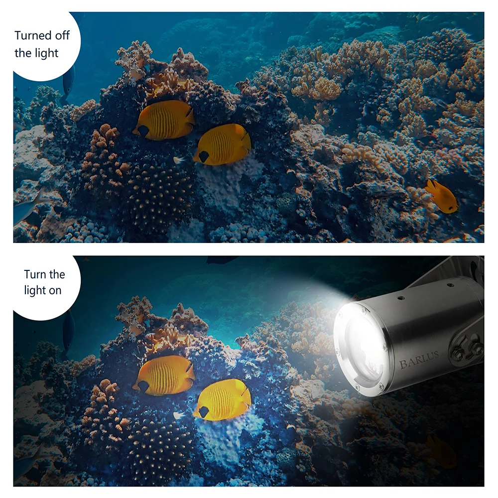 Boîtier résistant à l'eau de mer caméra réseau sous-marine eaux turbides lumière de remplissage forte