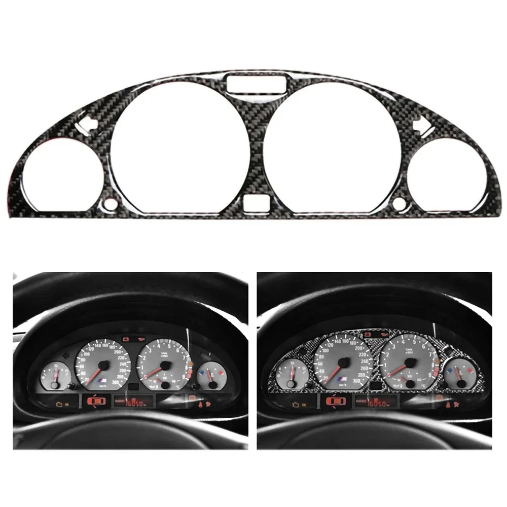 

Carbon Fiber Internal Instrument Panel Decorative Frame Dashboard Cover Stickers for BMW 3 E46 M3 1998-2005 Interior Accessories