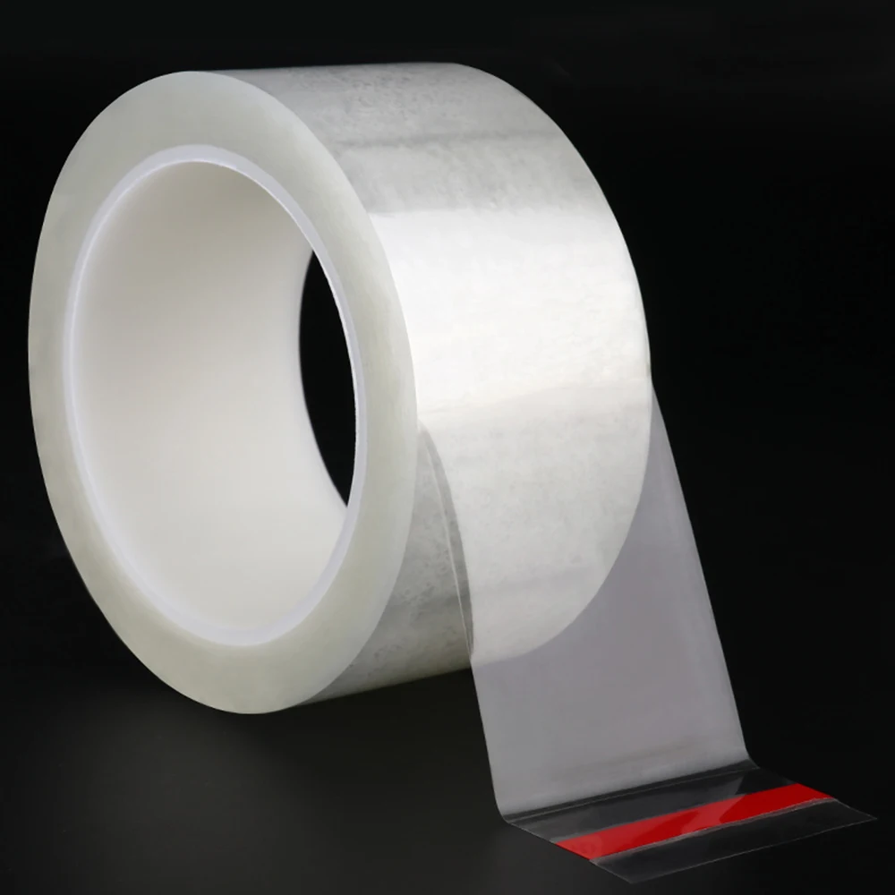 PET Transparent High Temperature Resistant Tape PCB Circuit Board Electroplating Car Paint Traceless Protective Film Tape 33M