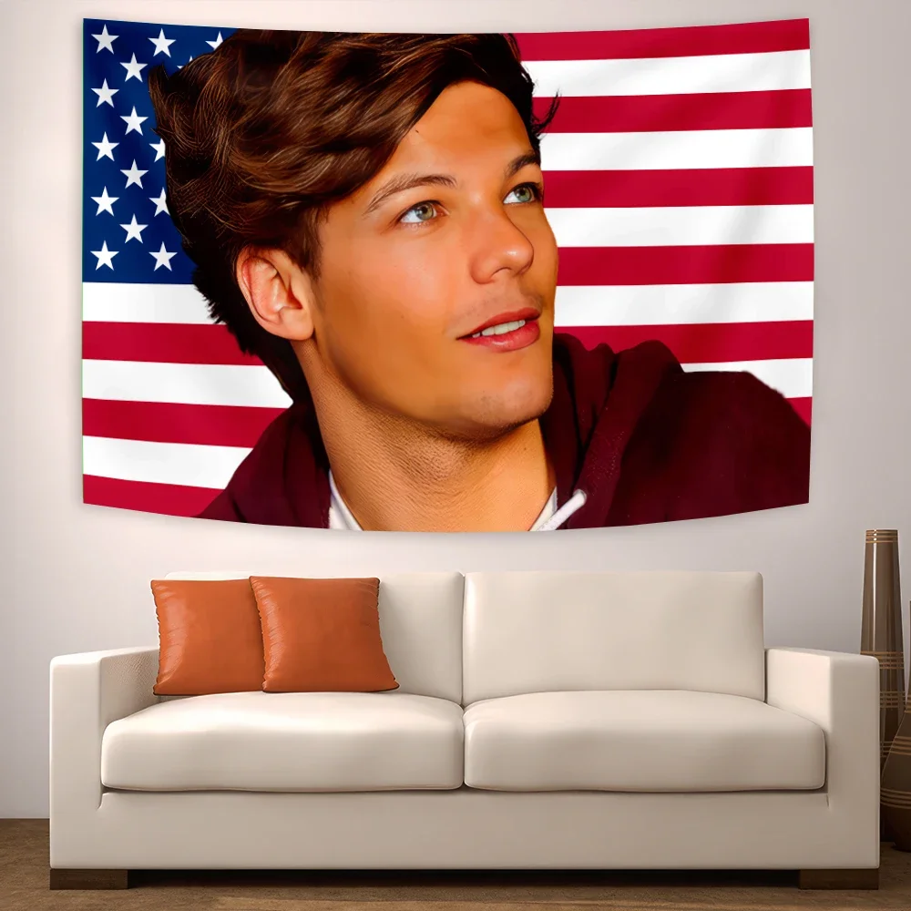 3x5Ft L-Louis T-Tomlinsons  Tapestry Dorm Decor Home Concert Poster Flag  for Bedroom Decor College Dorm  Wall Decor