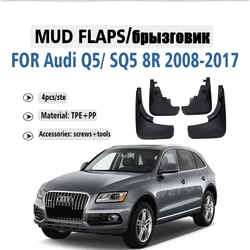 FOR Audi Q5 8R 2008-2017 Mudguard Fender Mud Flap Guards Splash Mudflaps Car Accessories Auto Styline Front Rear 4pcs Mudguards