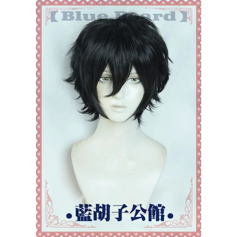 2025 aaa المحقق كونان ماتسودا جينبي شعر مستعار تأثيري أسود قصير مقاومة للحرارة الشعر الاصطناعية هالوين كرنفال لعب الأدوار