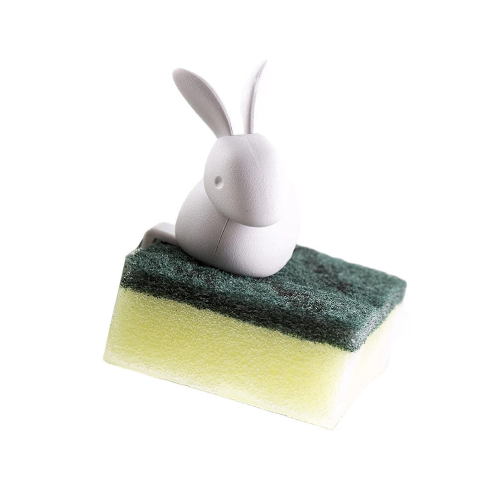 

Kitchen Sponge Storage Rack Shelf Safe Easy Install No Drilling Adhesive Required Plastic Kitchen Rack Tool