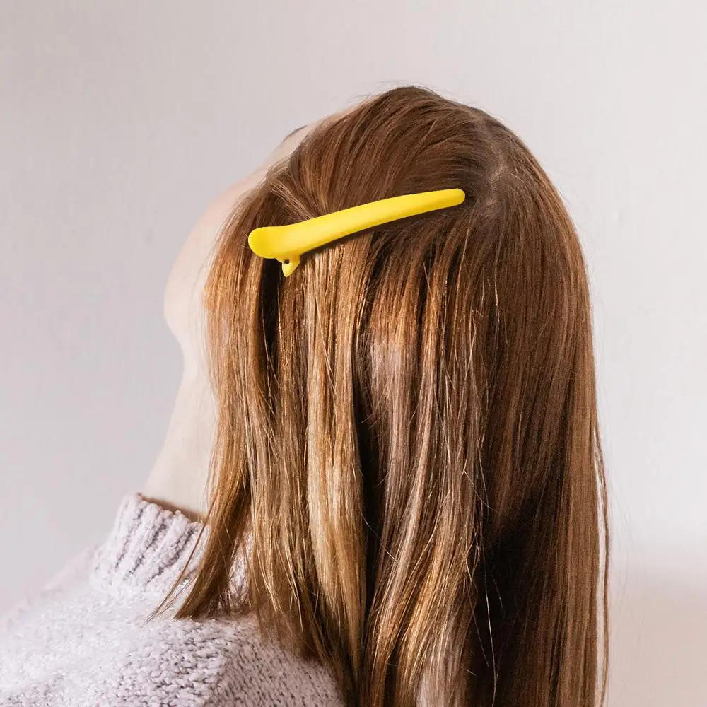 10Pcs Dedicated Hairpins Hair Salon Washing Shower Barrette Basic Hair Clips Salon Styling Hair Clips Section Clamps