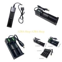 A2BA Intelligent 18650 Battery for 21700,26700,18500,26650 Batteries with Independent 4Slots Charging Station