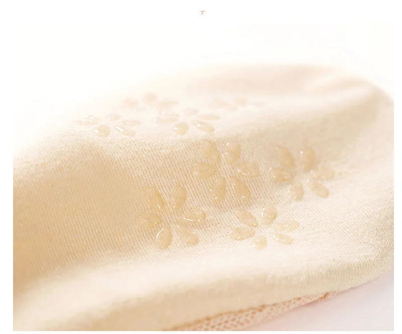 5 Paare/Los Socken Damen Knöchelkurz No-Show Unsichtbarer Fuß Sommer Dünne Baumwolle Set Weiß Low Cut Boot Spitze Silikon Rutschfest – Detail 9