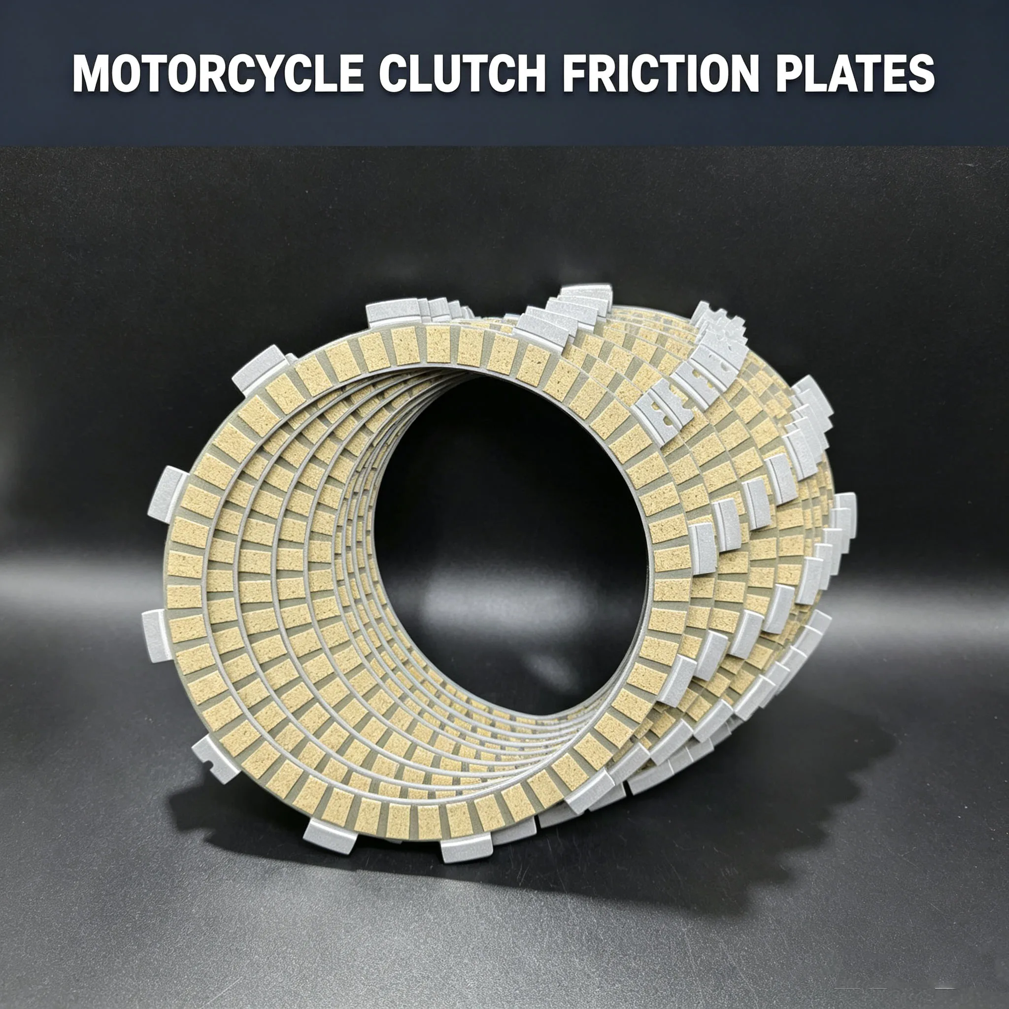 Clutch Friction Plates Discs Fits Yamaha XV1700 Road Star Silverado 2004-2010 XV1700 Road Star Warrior 2002-2010 - view 5