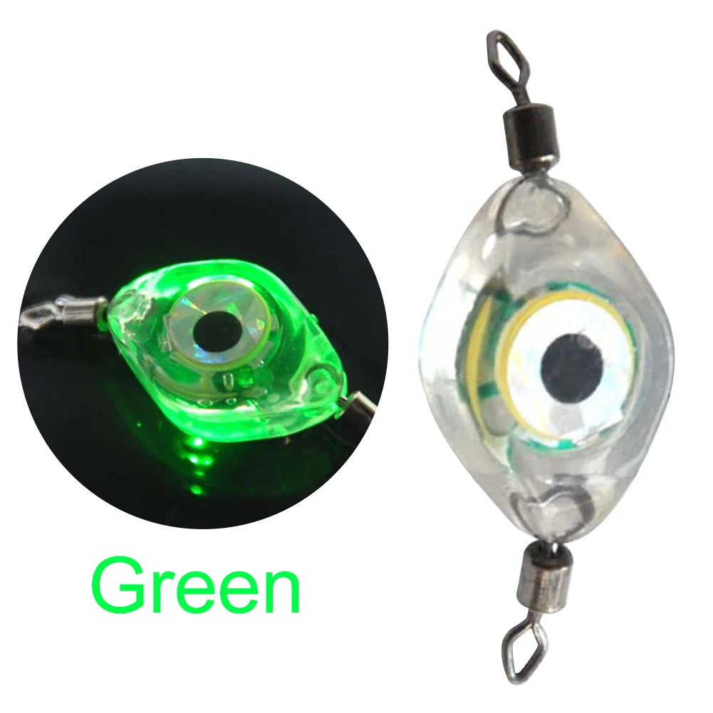 Fishing Lure Light Eye Shape Fishing Luminous Lure Waterproof Sensing Deep Drop for Seawater Freshwater for Underwater