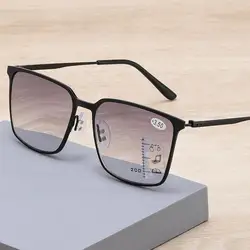 Sports Multifocal Reading Glasses Men Women Outdoor UV Protection Sunglasses Unisex Retro Business Progressive Near Far Eyewear