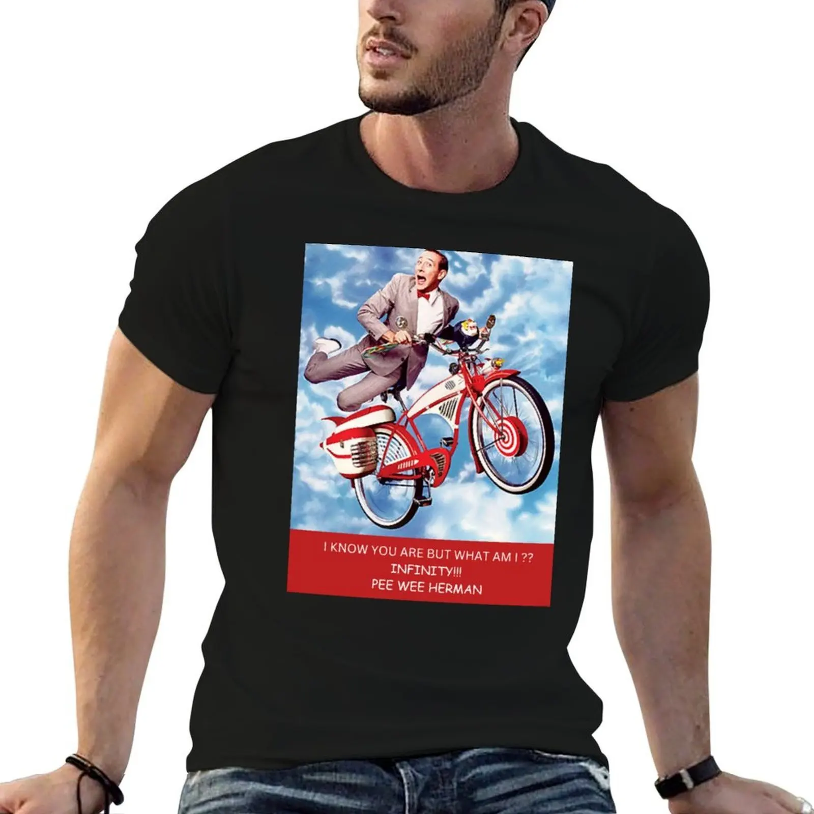 PEEWEE HERMAN St T-Shirt anime gifts for boyfriend mens t shirt