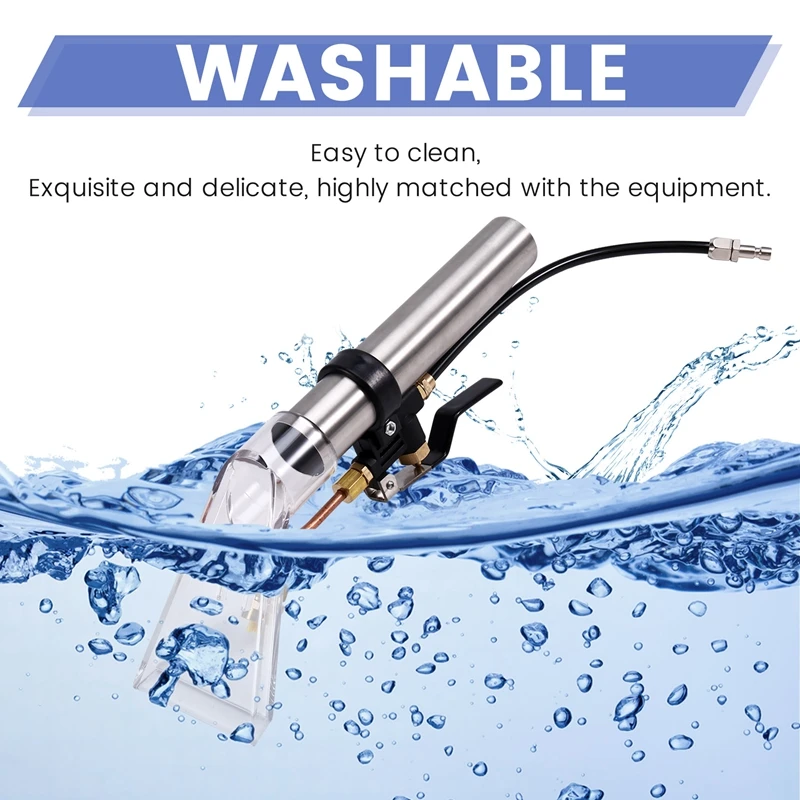 Upholstery Carpet Cleaning Extractor Vacuum Cleaner Wash Nozzle Steam Cleaner Parts Furniture Car Cleaning Hand Tool