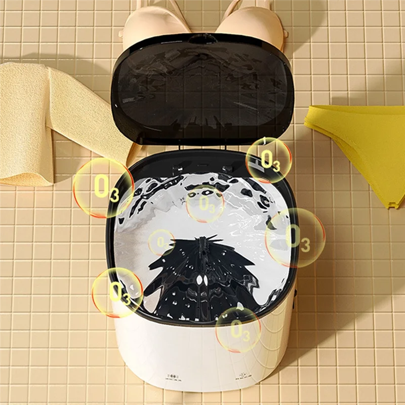 غسالة صغيرة محمولة جيدة غسالة الضوء الأزرق بالموجات فوق الصوتية توربو حوض غسيل الطرد المركزي تدفق المياه الجفاف