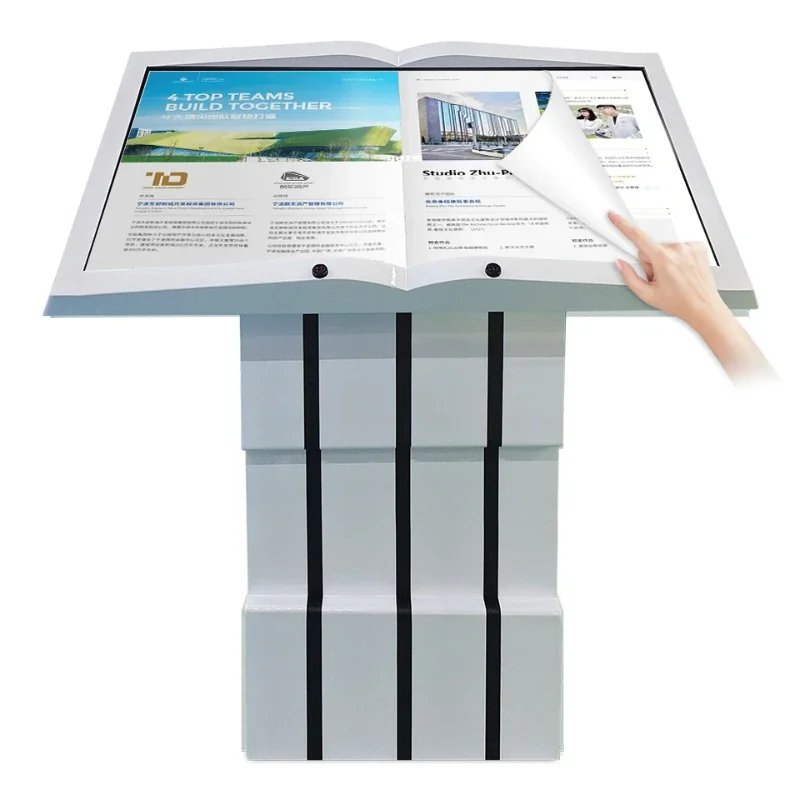 

Factory spot direct sales vertical projection flip book advertising machine 43/55/65 inch touch control all-in-one computer