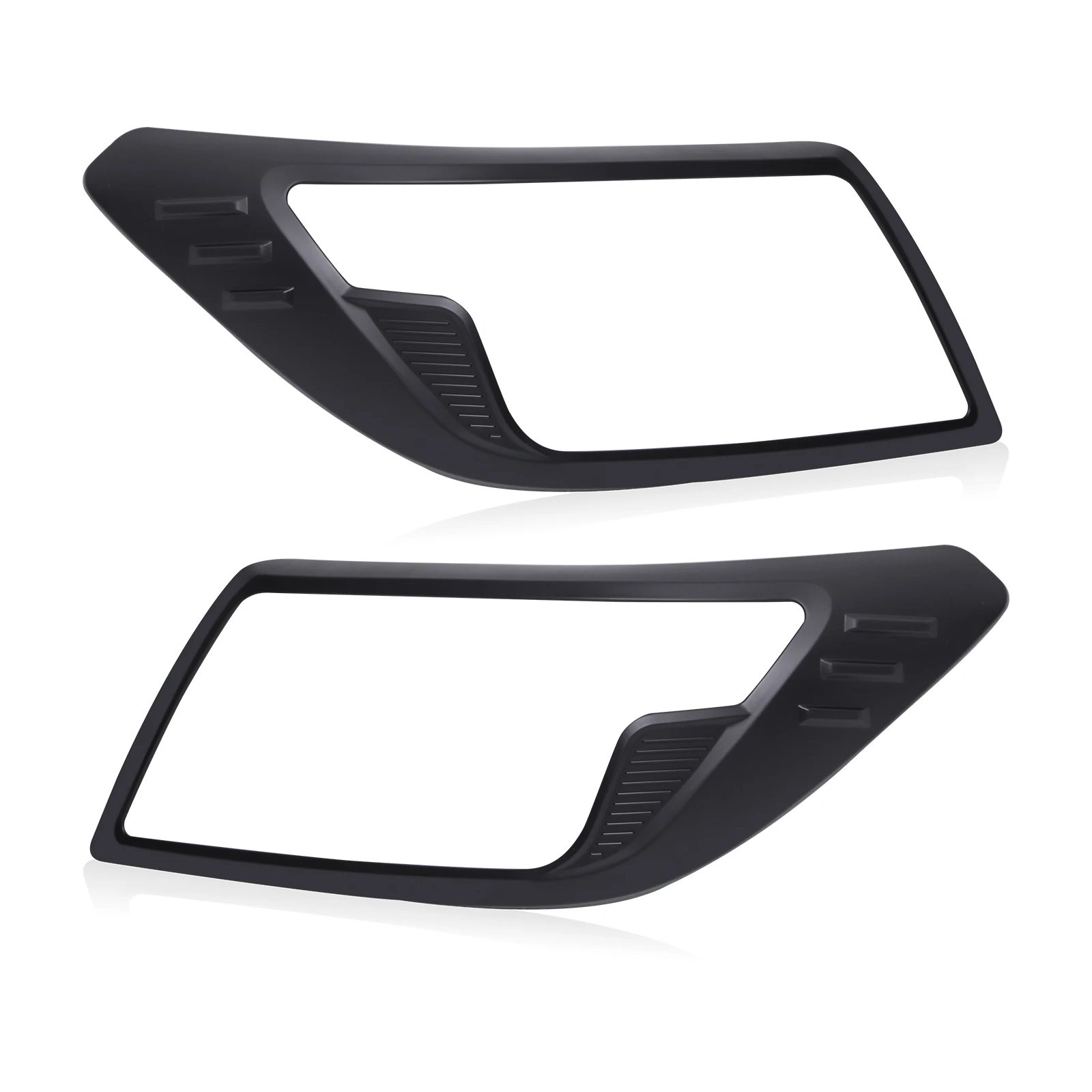 2PC Front Head light Cover Trims for Nissan Navara NP300 D23 Frontier 2021 2022 2023 2024 2025 Matte Black Lamp Hood Car Parts