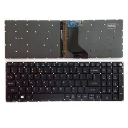 Novo para acer aspire 5 A515-51 A515-51G A515-52 A517-51 A517-51G teclado retroiluminado eua