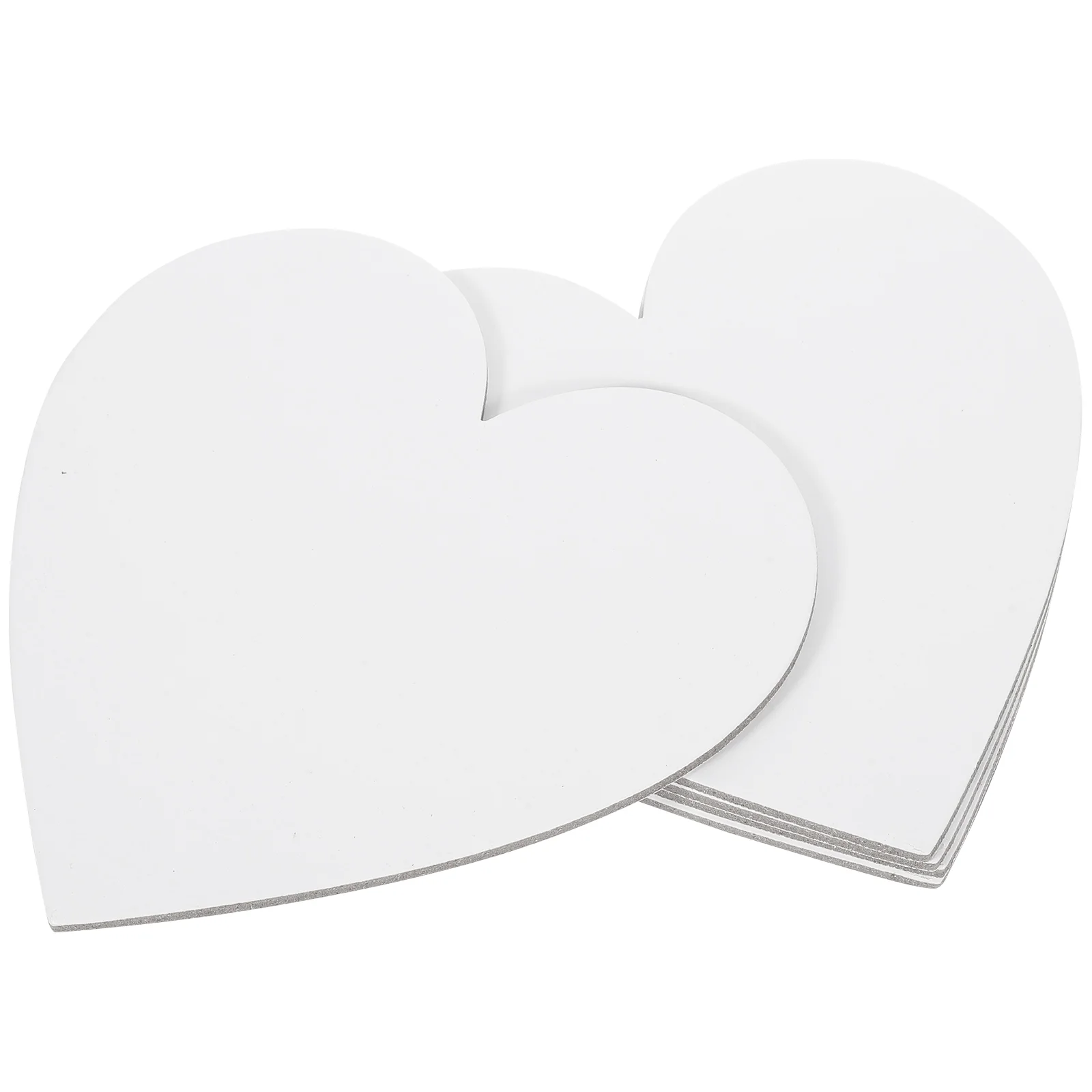 5 Pcs Heart- Shaped Canvases Oil Painting Board Artist Paper Set Drawing Boards Child