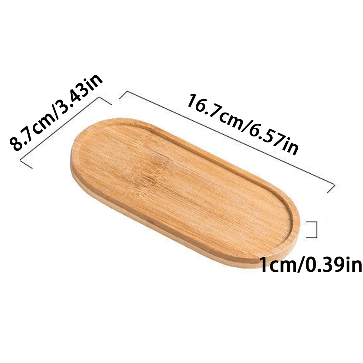 Bamboo Tea Serving Tray Multi Use Bathroom Counter Tray with Edges Bamboo Vanity for Dresser Food Coffee Snack Tissues Candles