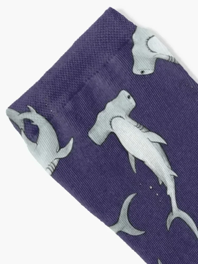 Hammerhead Sharks Blue Socks hiking gifts japanese fashion heated Man Socks Women's