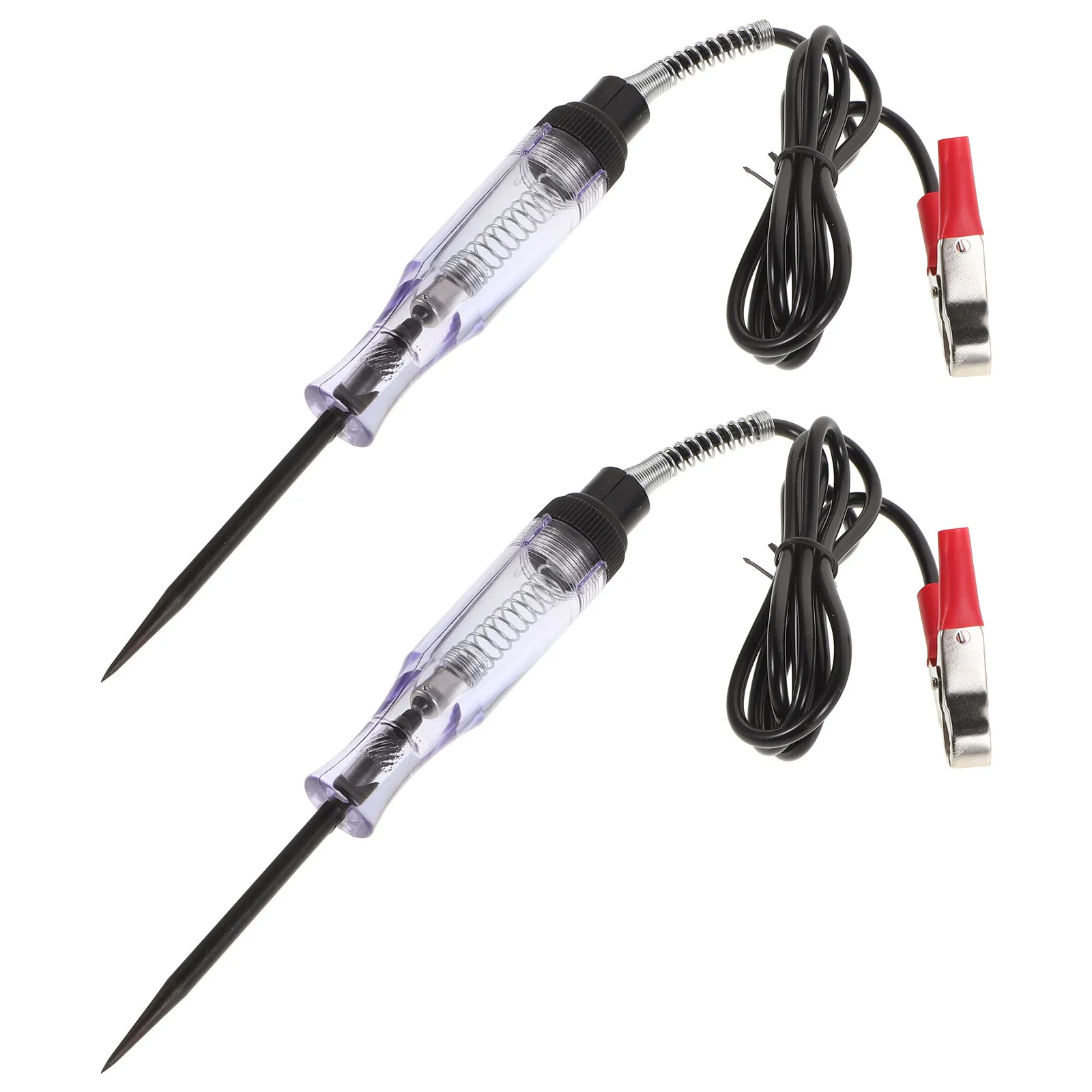 

2pcs Car Voltage Tester Pen Multifunctional Automotive Circuit Detection Repair Tool Portable Electrical Outlet Tester