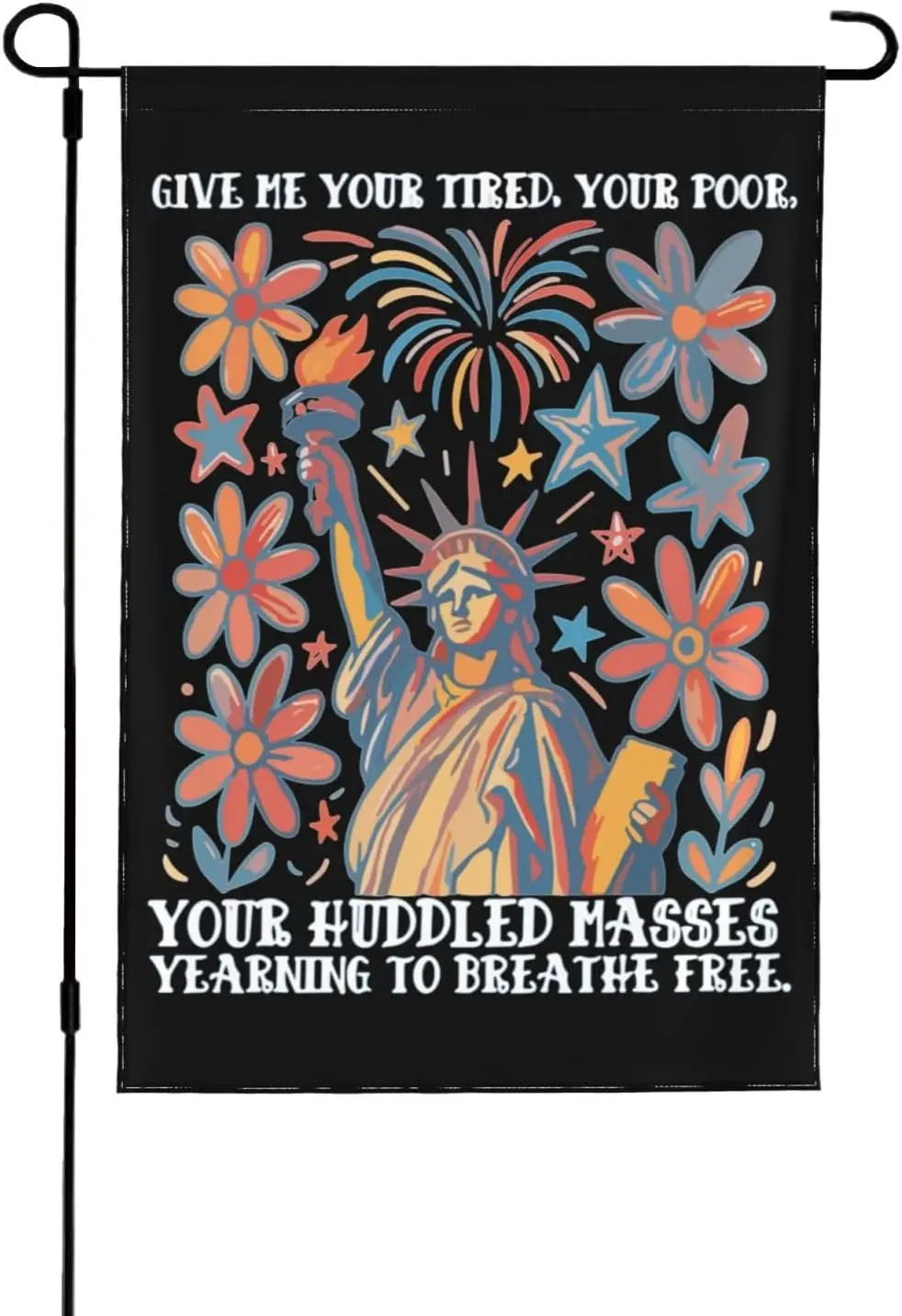 Give Me Your Tired Poor Flag Garden Novelty Flags 12x18 Double Sided Decor For Outdoor LLX PPM