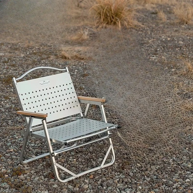 Chair Metal Master Aluminum Alloy Folding Chair Outdoor Camping Oxidation Wear-Resistant Anti-Corrosion