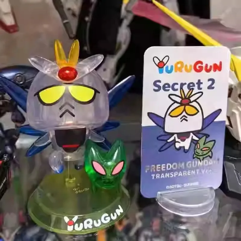 BANDAI YuRuGun GUNDAM, забавная кукла, слепая коробка, каваи, подарки на день защиты детей, экшн-фигурка, модель игрушки