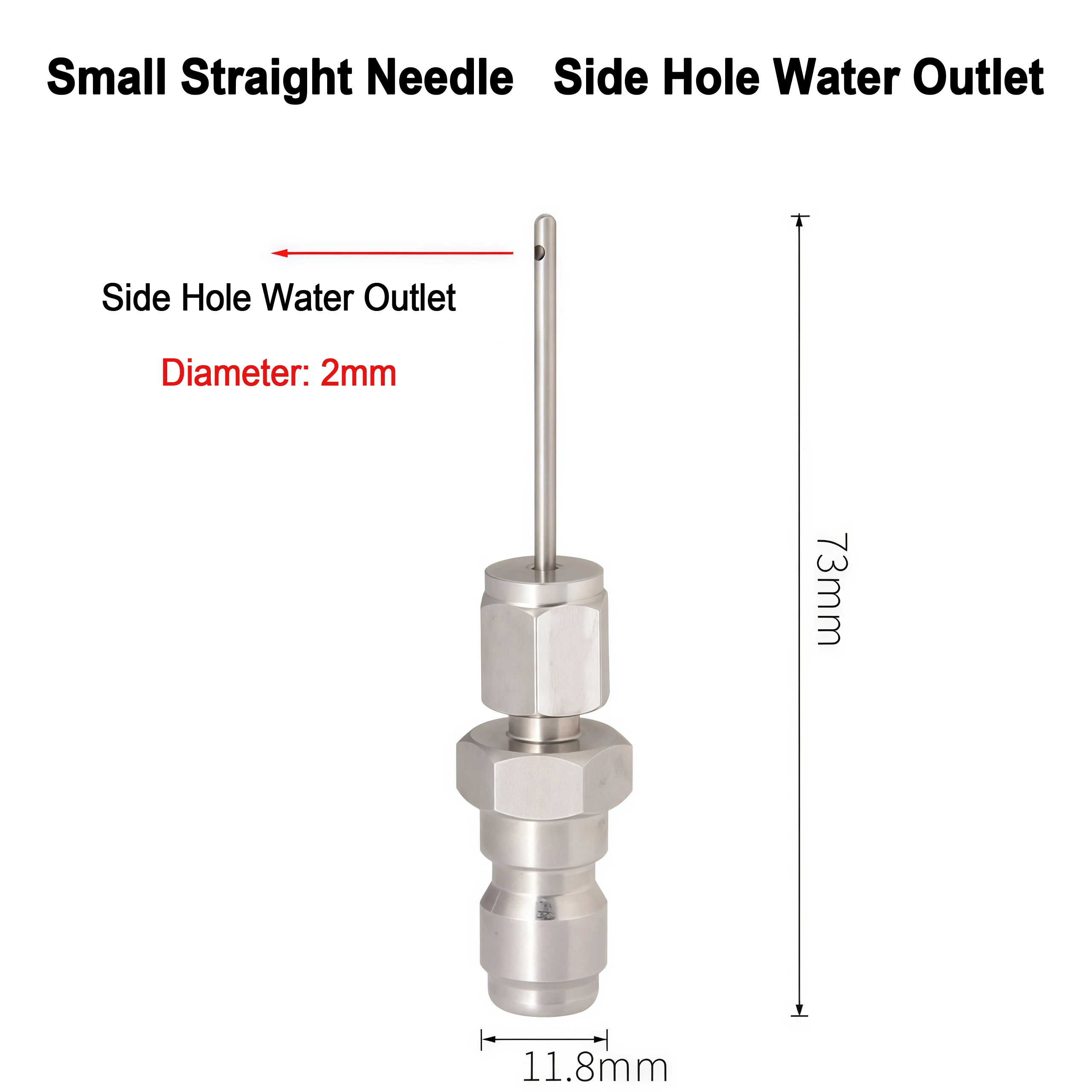 Hochdruck-Reinigungsnadeldüse – 2,0 mm gerader/seitiger Düse für Warmwasserbereitungstanks und Reinigungswerkzeug für AC-Einheiten – Detail 7