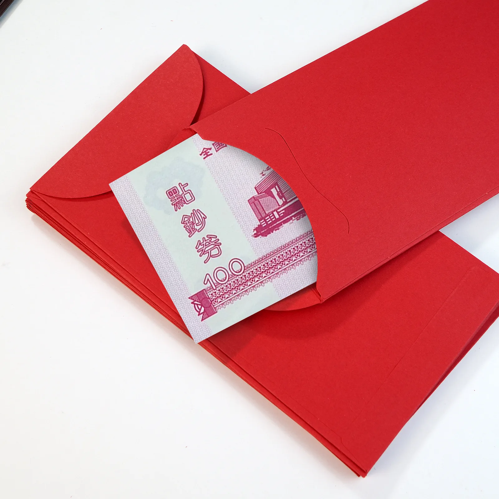50pcs/lot Document Envelope Storage Bag Large Capacity Red Envelopes for Wedding Invitations Contract Office Business Stationery