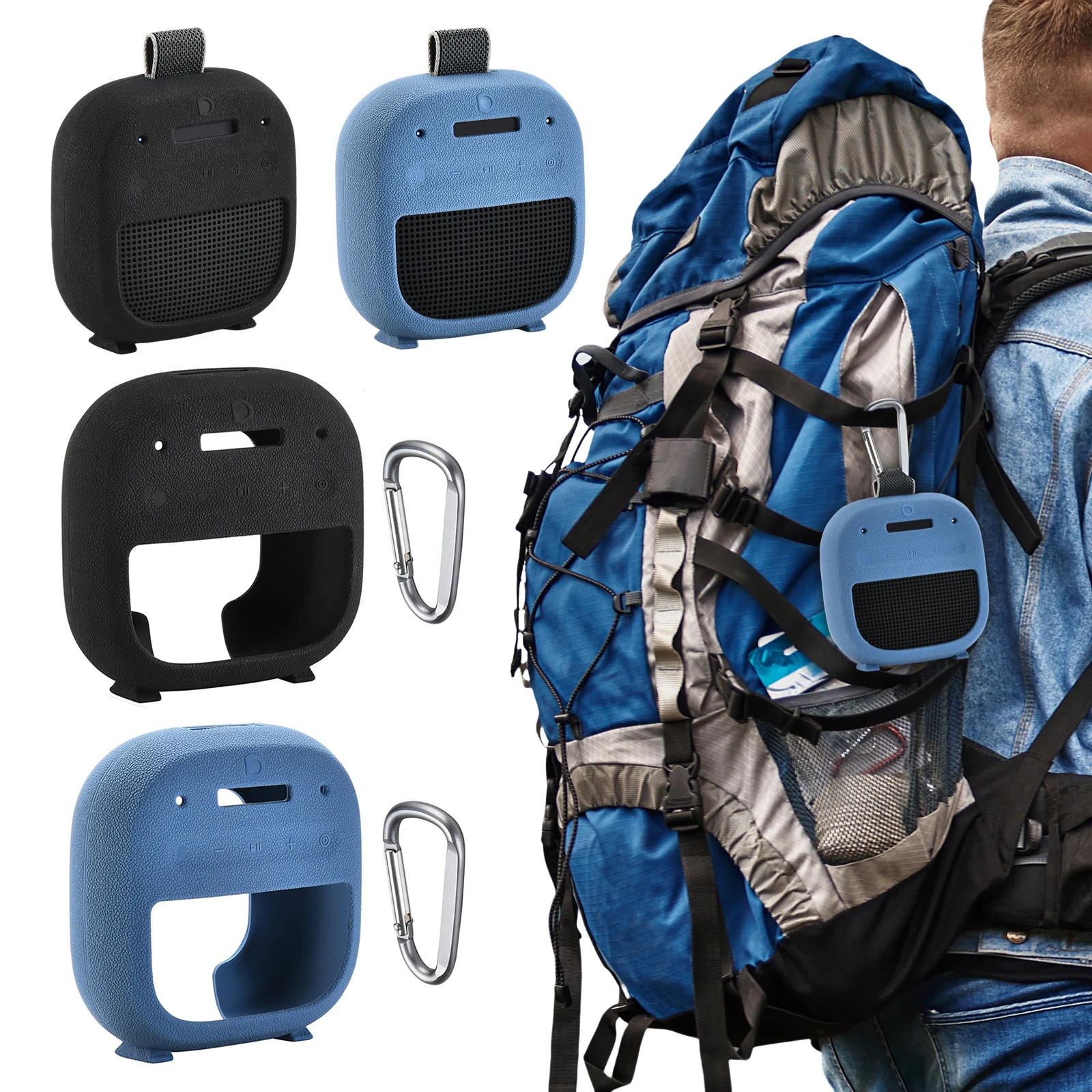 Capa de Silicone Antichoque para Caixa de Som Bose SoundLink Micro 2 BT