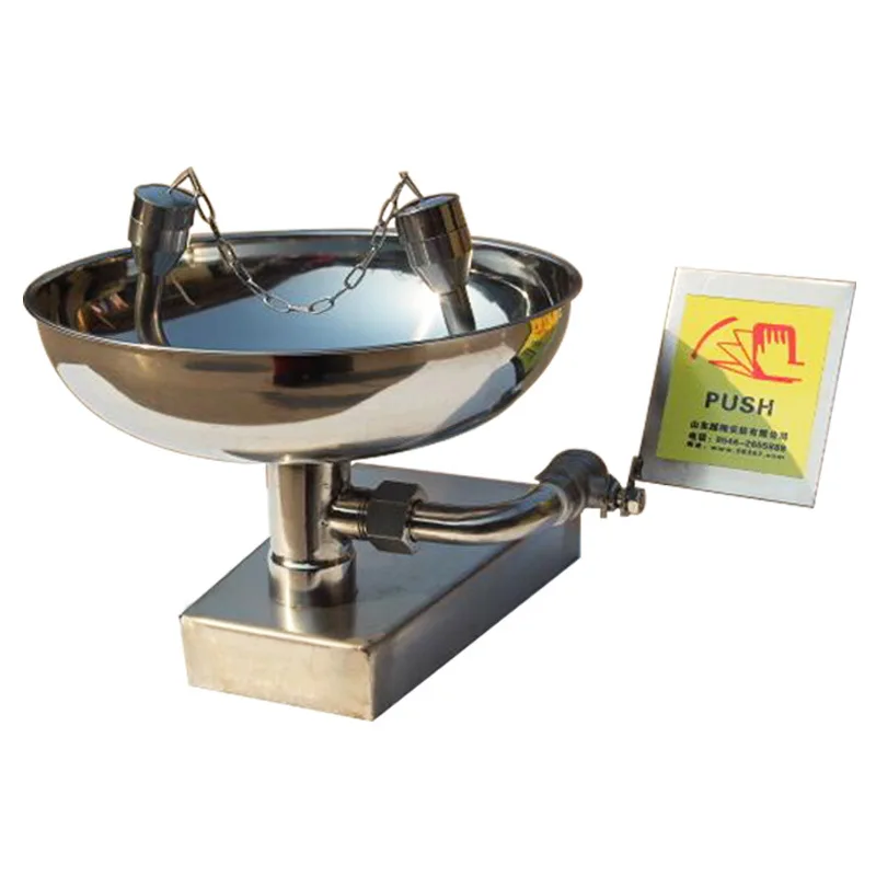 Stainless 304 Steel Portable Desktop Emergency Wall Mounted Eye Wash