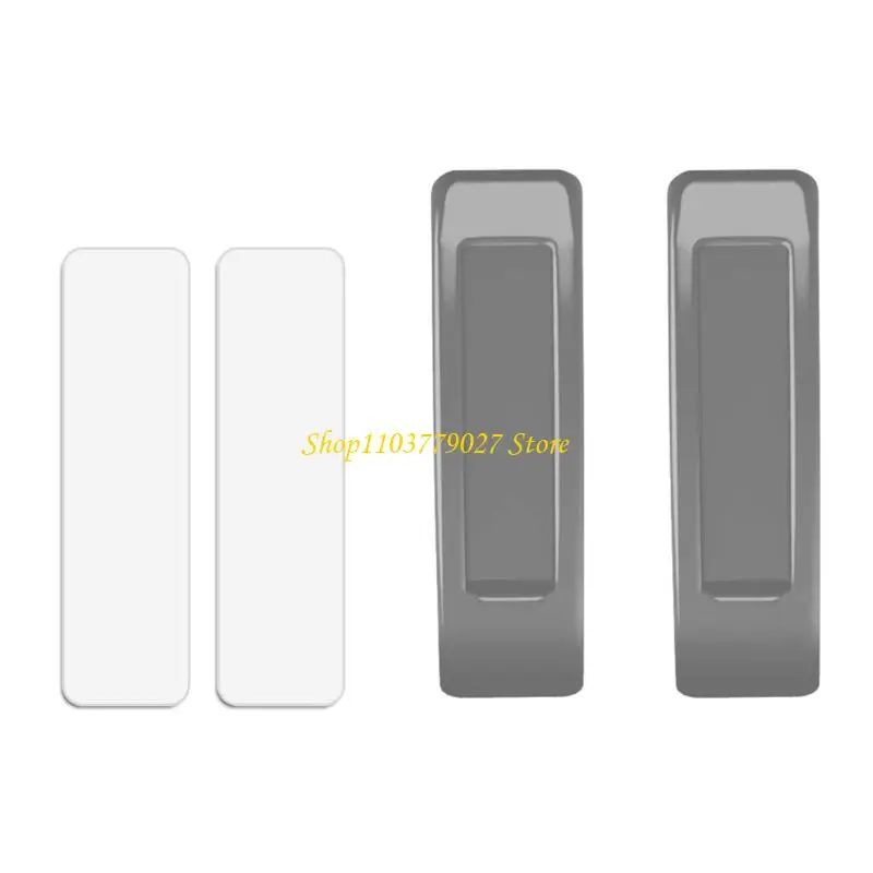 C4DF 2PCS Versatile Window Handle with Reliable Adhesion PP Closet Handle Closet Door Handles Suitable for Various Surfaces