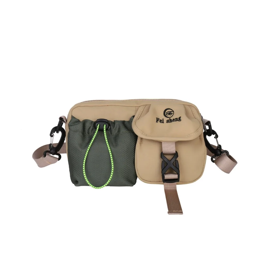 Workwear Style Design Sports Crossbody Bag Multifunctional Lightweight Single Shoulder Bag Mobile Phone Bag Sports Activities