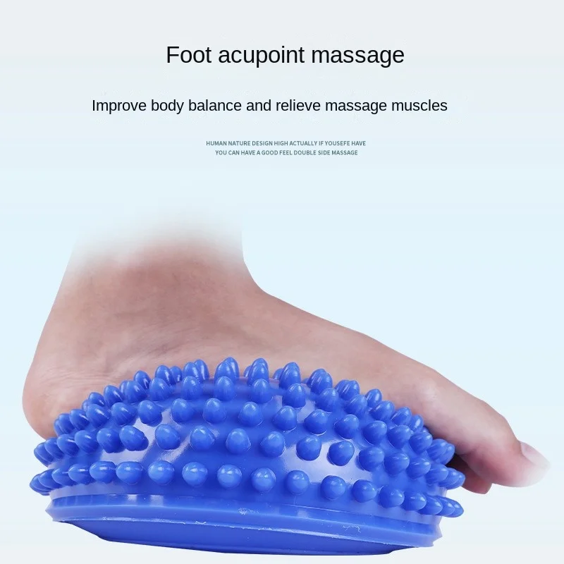 

pvc massage ball yoga semi-circle durian ball foot massage ball children's tactile sense training hand catch the ball