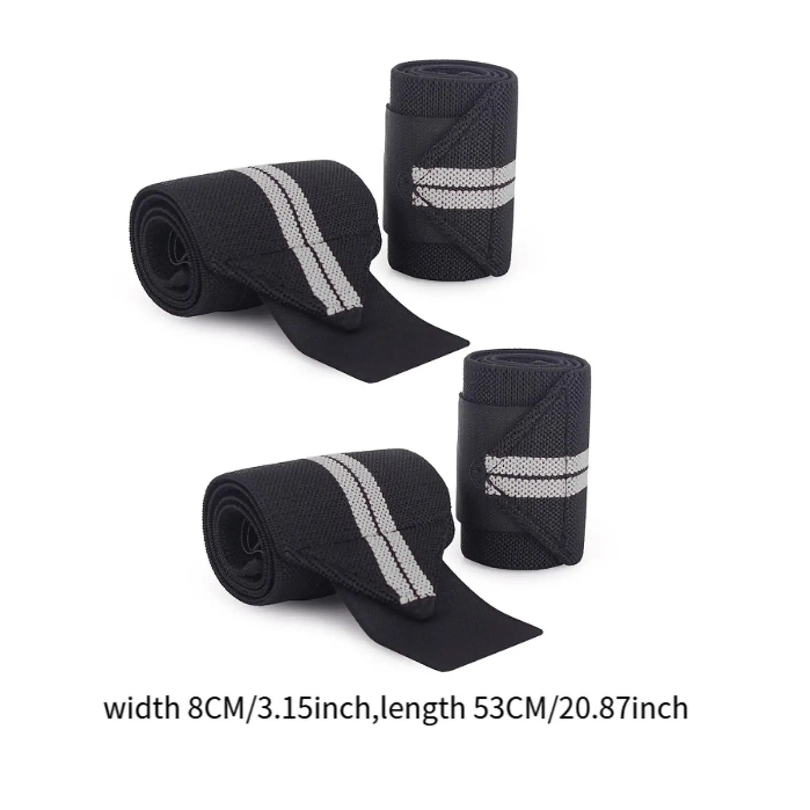 4x اللياقة البدنية الصالة الرياضية المعصم التفاف ضمادة عالية مرونة المعصم دعم الأشرطة للتمرين الجمباز رفع الأثقال تدريب القوة #6