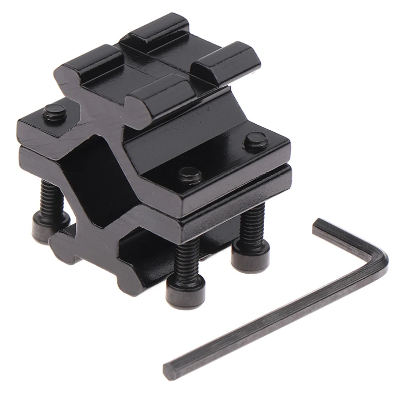 1Pc Adjustable Universal Rail 20mm Rail Barrel Mount For Picatinny Weaver Scope Mount Flashlight Sight Torch Clip