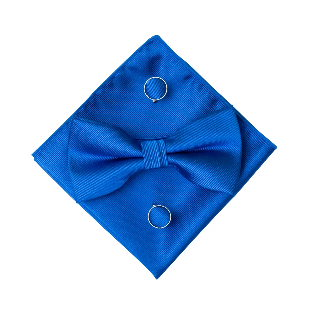 EASTEPIC Karamellfarbenes Fliege-Set mit Twill-Einstecktuch und hochwertigen Manschettenknöpfen – Klassisches Accessoire für Herren in Unifarbe – Geburtstagsgeschenk – Detail 10