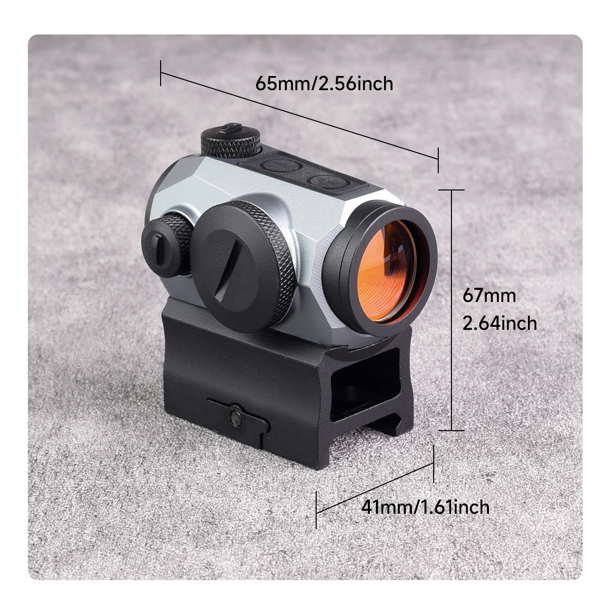 Taktische REO5 Red Dot Anblick 1x20mm Kompakte Jagd Holographische Gewehr Kollimator Optic Schießen Umfang für 20MM Schiene 1:1 Replik