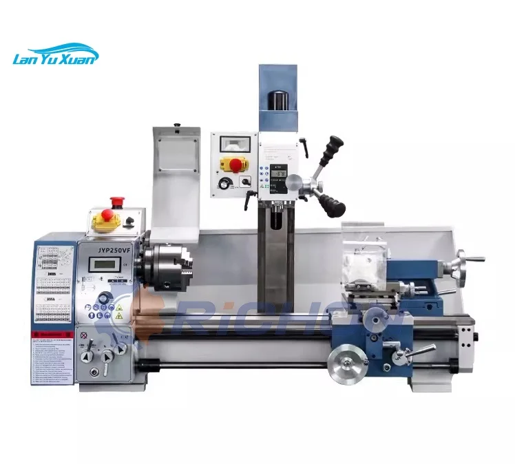 JYP250VF combined lathe universal turning cutting drilling milling manual metal lathe